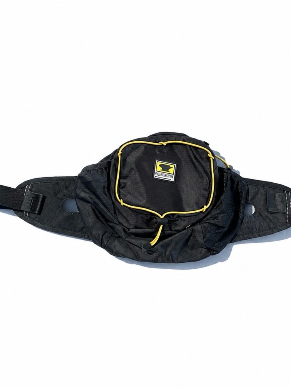 Mountainsmith Lumbar/Fanny Pack Black Yellow Outdoor Hiking Utility Bag Vintage